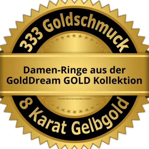 GoldDream Gold Ring Square Gr.60 333er Gelbgold GDR549Y60