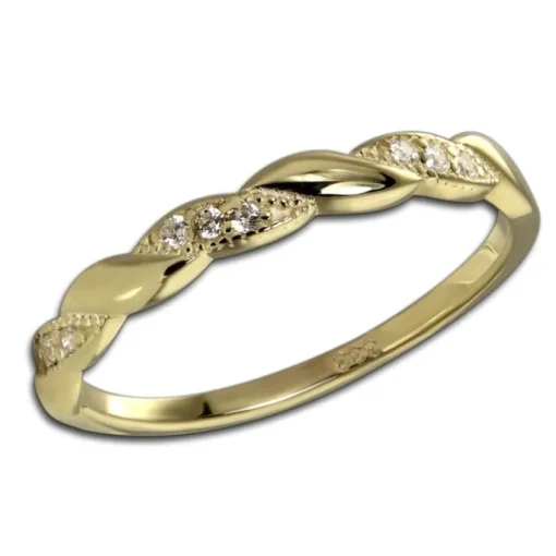 GoldDream Gold Ring Wave Gr.58 333er Gelbgold GDR555Y58
