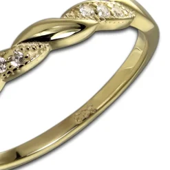 GoldDream Gold Ring Wave Gr.60 333er Gelbgold GDR555Y60