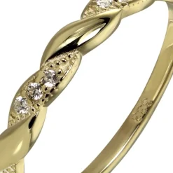 GoldDream Gold Ring Wave Gr.60 333er Gelbgold GDR555Y60