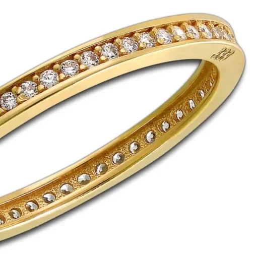 GoldDream Gold Ring Zirkonia weiß Gr.56 333er Gelbgold GDR504Y56