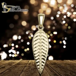 GoldDream Kettenanhänger Feder 333er Gelbgold Anhänger Echtschmuck GDH519SY