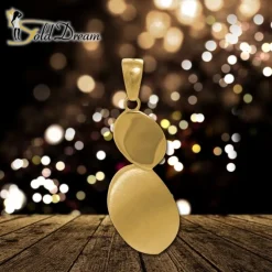 GoldDream Kettenanhänger Ovale 333er Gelbgold Anhänger Echtschmuck GDH510MY