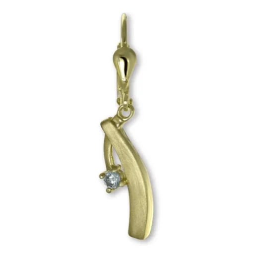 GoldDream Ohrhänger Elegance Zirkonia weiß Ohrring 333er Gold GDO5667Y
