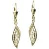 GoldDream Ohrhänger Glamour Zirkonia weiß Ohrring 333er Gold GDO5640Y