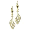 GoldDream Ohrhänger Klassik Zirkonia weiß Ohrring 333er Gold GDO5649Y
