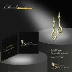 GoldDream Ohrhänger Klassik Zirkonia weiß Ohrring 333er Gold GDO5649Y
