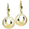 GoldDream Ohrhänger Orient Zirkonia weiß Ohrring 333er Gold GDO5653Y