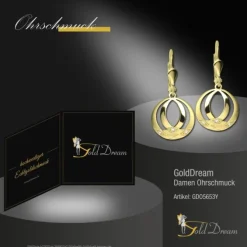 GoldDream Ohrhänger Orient Zirkonia weiß Ohrring 333er Gold GDO5653Y
