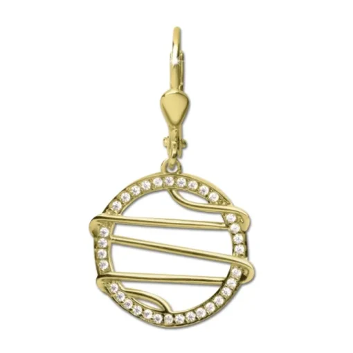 GoldDream Ohrhänger Style Zirkonia weiß Ohrring 333er Gold GDO5643Y