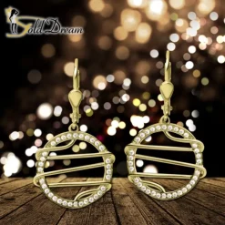 GoldDream Ohrhänger Style Zirkonia weiß Ohrring 333er Gold GDO5643Y