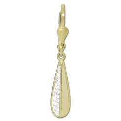 GoldDream Ohrhänger Tropfen Zirkonia weiß Ohrring 333er Gold GDO5645Y