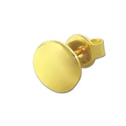 GoldDream Ohrstecker Circle Ohrring 333 Gelbgold Echtschmuck GDO5187Y