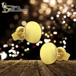 GoldDream Ohrstecker Circle Ohrring 333 Gelbgold Echtschmuck GDO5187Y