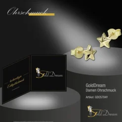 GoldDream Ohrstecker Star Ohrring 333er Gold Echtschmuck GDO5704Y