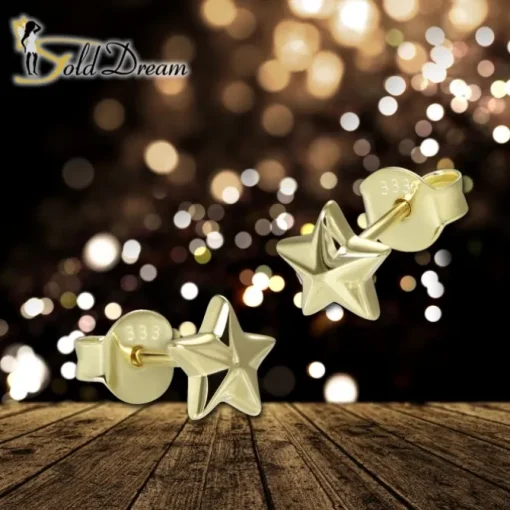 GoldDream Ohrstecker Star Ohrring 333er Gold Echtschmuck GDO5704Y