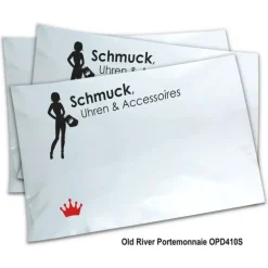Großes Portemonnaie Querformat XXL Leder schwarz Brieftasche OPD410S