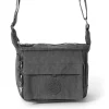 Handtasche Abendtasche Nylon grau Damen crossover Tasche Bag Street OTJ232K