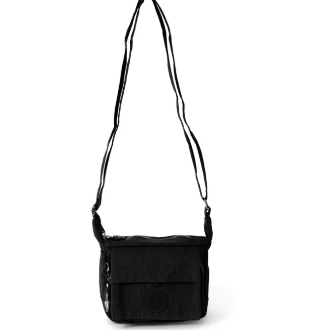 Handtasche Abendtasche Nylon schwarz Damen crossover Tasche Bag Street OTJ232S