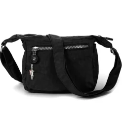 Handtasche Abendtasche Nylon schwarz Damen crossover Tasche Bag Street OTJ232S