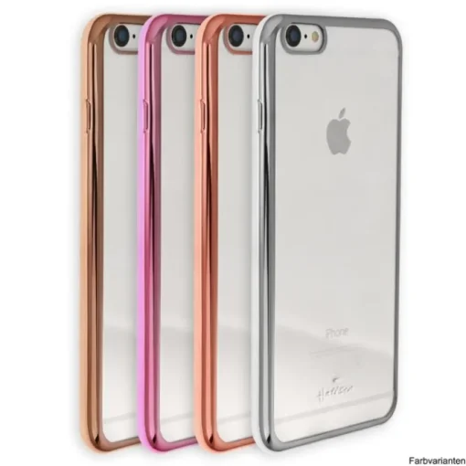 Handyhülle iPhone 6+ 6S+ pink Kunststoff Cover PU Case DrachenLeder OMG101P