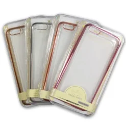 Handyhülle iPhone 6+ 6S+ pink Kunststoff Cover PU Case DrachenLeder OMG101P
