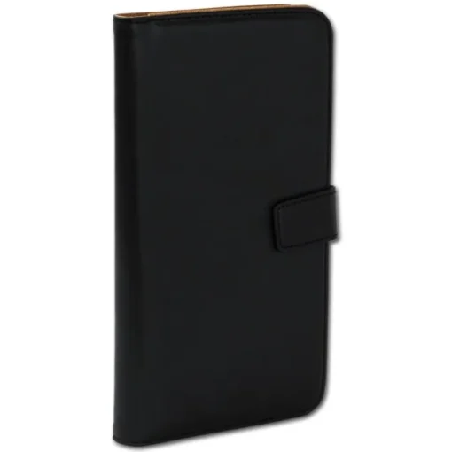 Handyhülle iPhone 6+ 6S+ schwarz Kartenfächer Kunstleder DrachenLeder OME103S