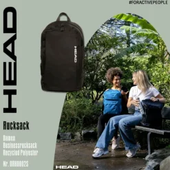 Head Businessrucksack Reisetasche Polyester recycled schwarz ORHD002S