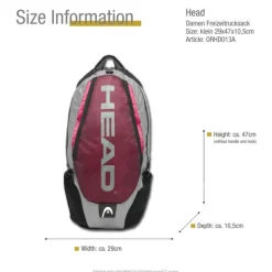 Head Sportrucksack Nylon pink ORHD013A