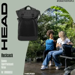 Head Sportrucksack Nylon, Mesh schwarz ORHD005S