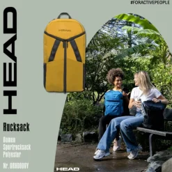 Head Unisex Sportrucksack Polyester senf gelb ORHD006Y
