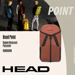 Head Unisex Sportrucksack Polyester rot ORHD006R