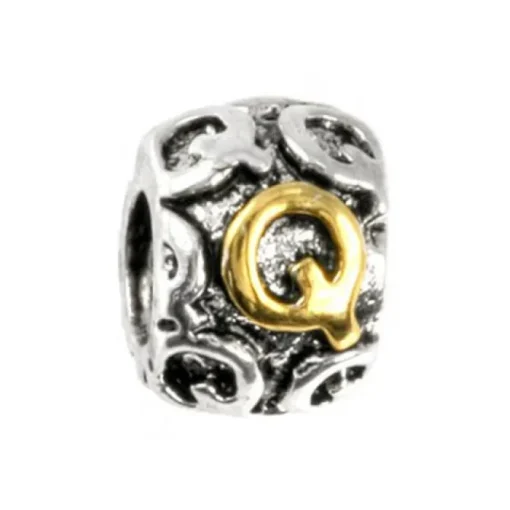 IMPPAC 925 Bead Buchstabe Kugel Q European Beads SMP621Q