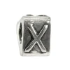 IMPPAC 925 Bead Buchstabe X European Beads Armband SMP106X