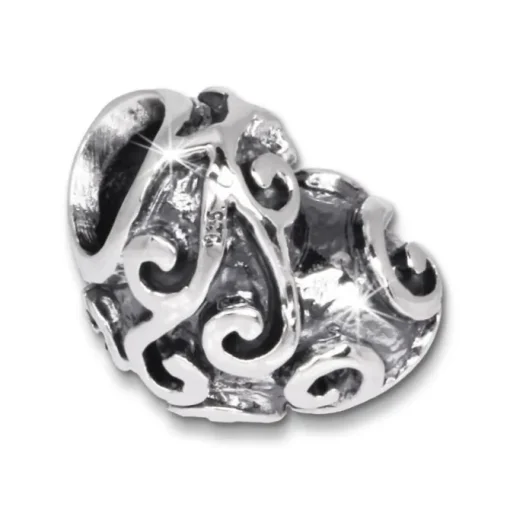 IMPPAC Bead Antikes Herz 925er Silber Armband Beads SBB283