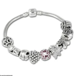 IMPPAC Bead Apfel 925 Sterling Silber Armband Beads SBB533