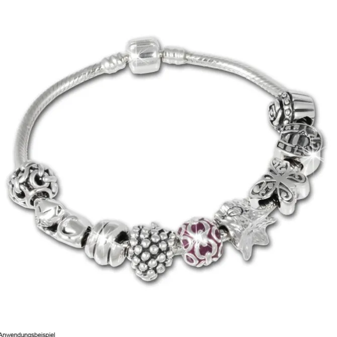 IMPPAC Bead Engel 925 Sterling Silber Armband Beads SBB457