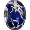 IMPPAC Glas 925 Bead Spacer Blau European Beads SMB8099