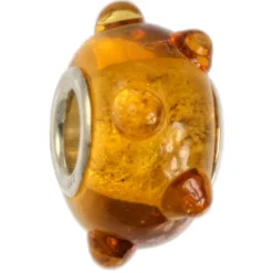 IMPPAC Glas 925 Spacer Honig Dots European Beads SMB1120