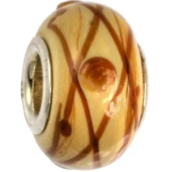 IMPPAC Glas 925 Spacer Karamell European Beads SMB8002