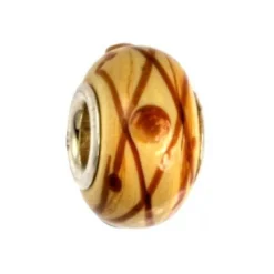 IMPPAC Glas 925 Spacer Karamell European Beads SMB8002