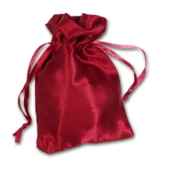 IMPPAC Schmuck Säckchen Satin Verpackung 6x10cm Aufdruck VE10