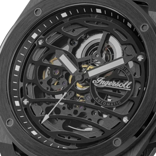 Ingersoll Herrenuhr Alcantara schwarz Ingersoll Springfield Armbanduhr UIN15201