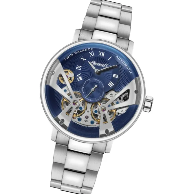 Ingersoll Herrenuhr Edelstahl silber Ingersoll The Tennessee Armbanduhr UIN13104