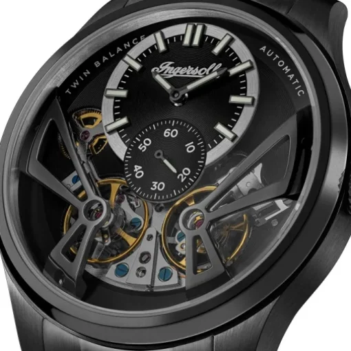 Ingersoll Herrenuhr Edelstahl schwarz Ingersoll The Naismith Armbanduhr UIN16102