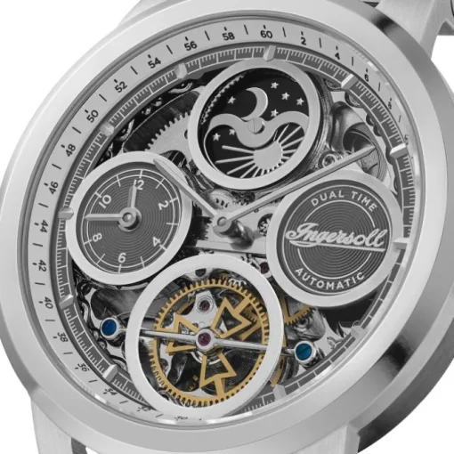 Ingersoll Herrenuhr Edelstahl silber Ingersoll The Arc Armbanduhr UIN16002