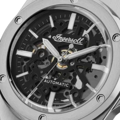 Ingersoll Herrenuhr Edelstahl silber Ingersoll The Baller Armbanduhr UIN15002
