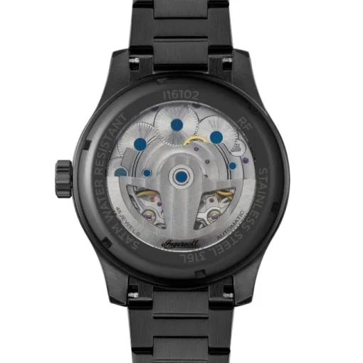 Ingersoll Herrenuhr Edelstahl schwarz Ingersoll The Naismith Armbanduhr UIN16102
