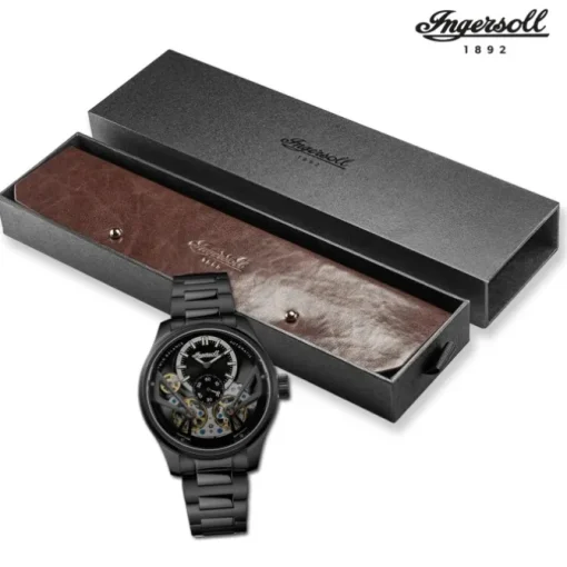 Ingersoll Herrenuhr Edelstahl schwarz Ingersoll The Naismith Armbanduhr UIN16102