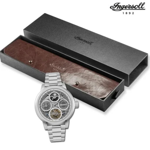 Ingersoll Herrenuhr Edelstahl silber Ingersoll The Arc Armbanduhr UIN16002